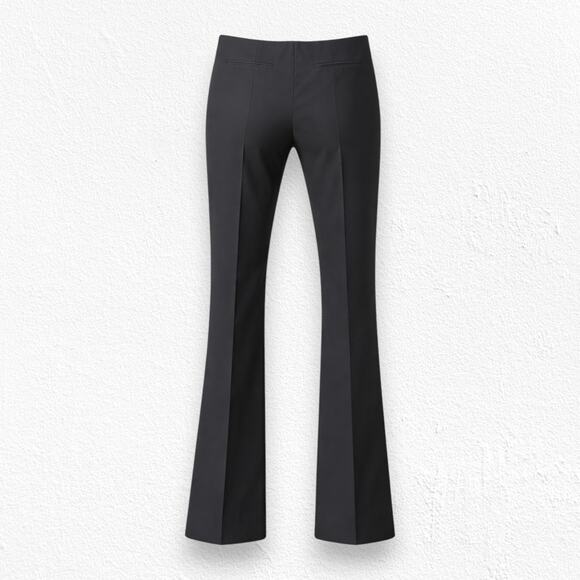 Zara Pants - Zara Black Mini Flare High Waisted Wide Leg Split Minimal Dress Pants Size XXL